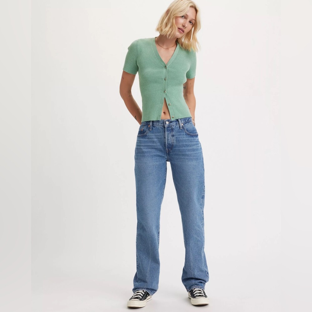 Levi's Blue Straight Leg Jeans